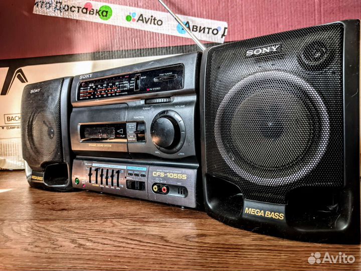 Магнитола Sony CFS-1055S + AUX