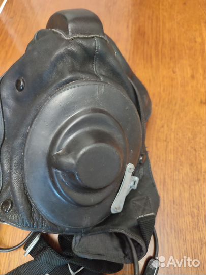 Шлем лётчика кожаный