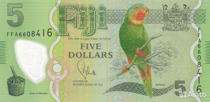 Банкнота 2012 год Фиджи