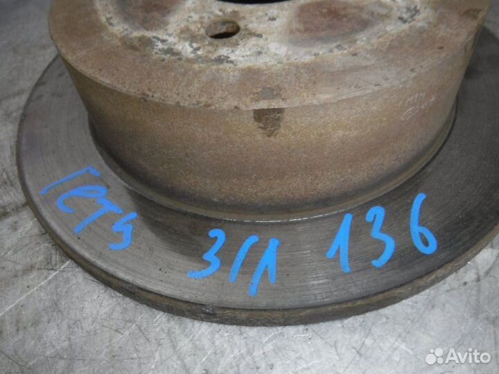 Тормозной диск задний левый Hyundai Getz G4ED 2007