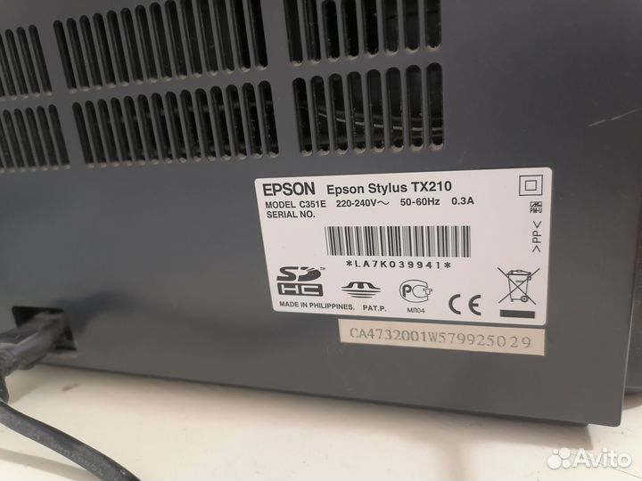 Принтер мфу epson stylus tx210