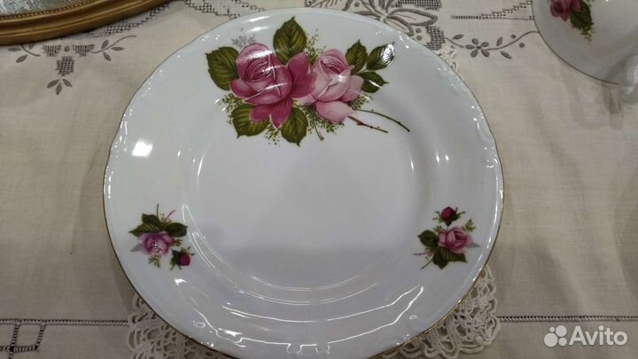 Чайная тройка. Фарфор. Западная Европа