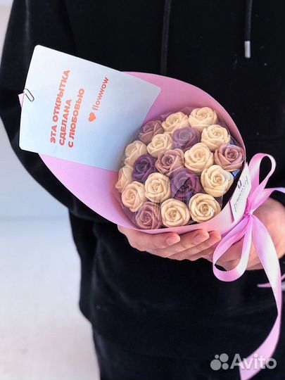 Шоколадные розы, шоколадный букет