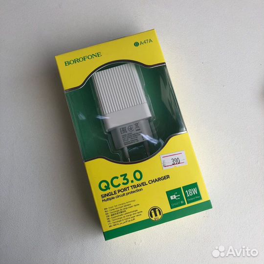 Зарядное устройство BA47A Mighty speed QC3.0