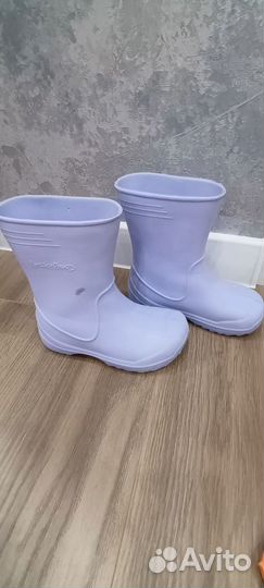 Резиновые сапоги для девочки 28