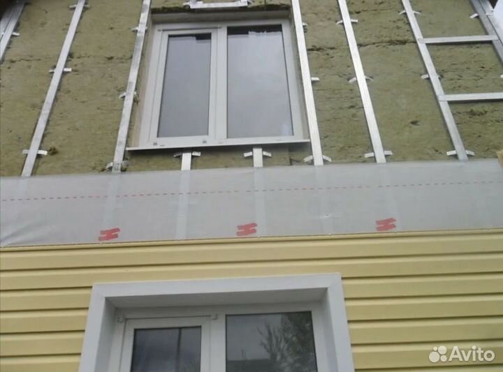 Утепление фасада обшивка домов