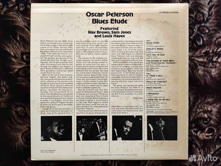 Oscar Peterson – Blues Etude – Japan 1967