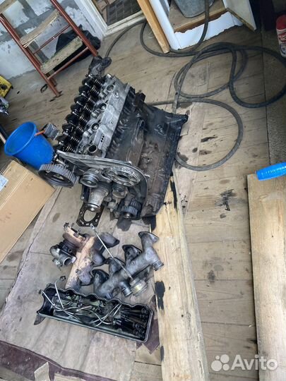 Блок двигателя с головкой 4d56