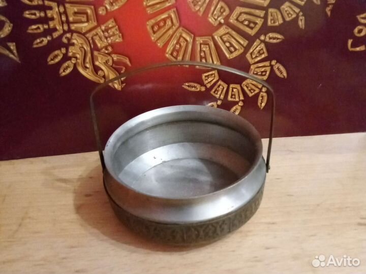 Сахарница,конфетница,вазочка,винтаж,мельхиор СССР