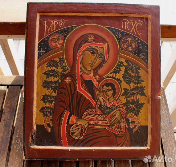 Старая Икона Богородица Млекопитательница 41*36