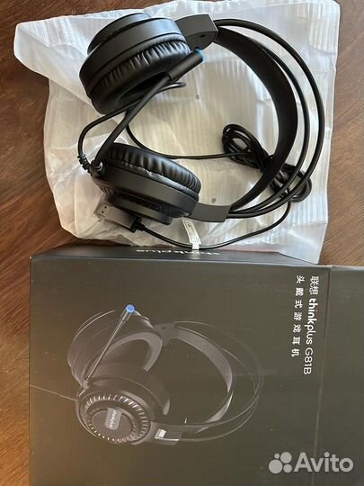 Игровые наушники Lenovo с микрофоном