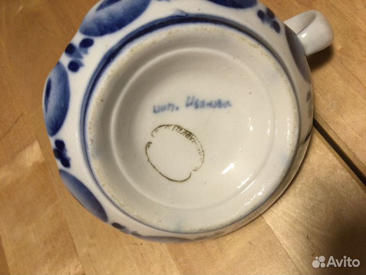 Подсвечник Гжель