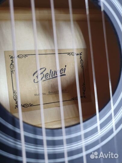 Акустическая гитара belucci bc3820 т02