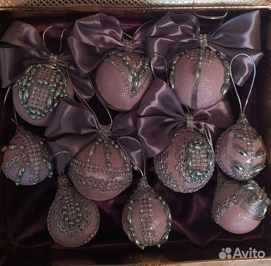 Ёлочные игрушки ручной работы