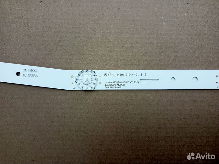 Подсветка JS-D-JP3220-061EC / E32F2000 / MS-L1084