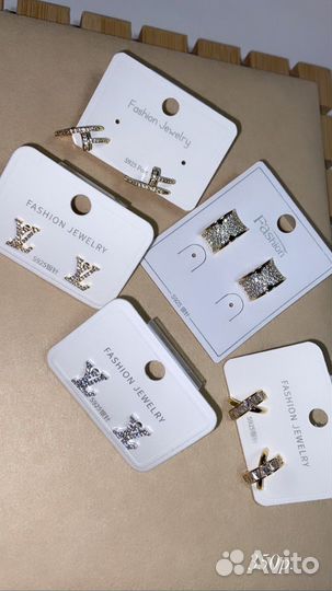 Новые серьги