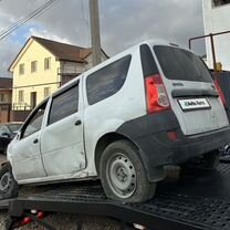 Dacia Logan 1.6 MT, 2008, битый, 500 000 км, с пробегом, цена 210 000 руб.