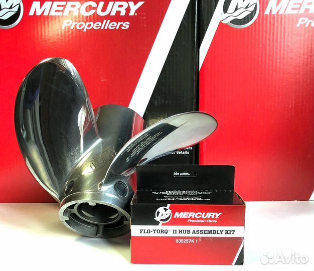 Гребной винт Mercury trophy plus, 4x13 3/4x19