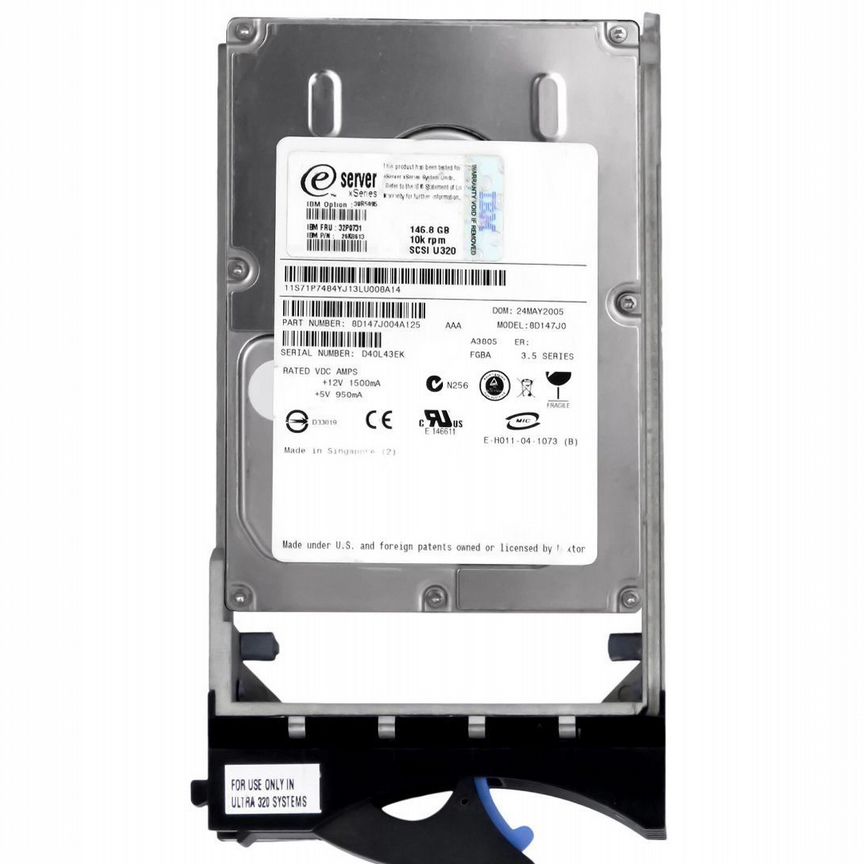 [40K1024] Жесткий Диск Ibm 146,8gb U320scsi 3.5" Hdd 40k1024