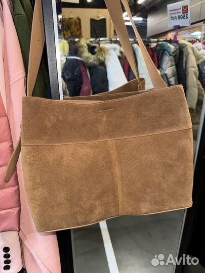 Новая сумка замшевая