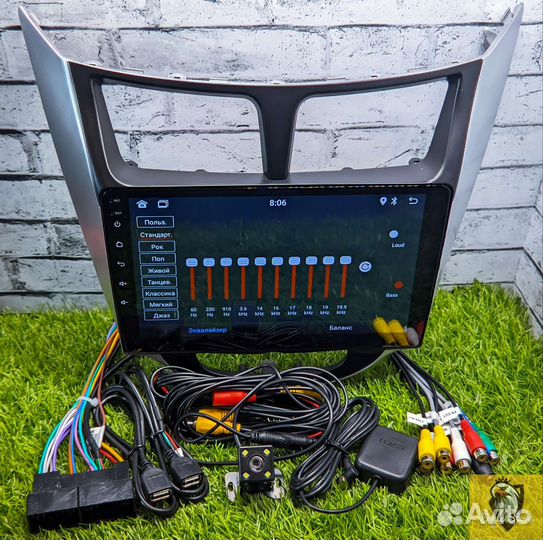 Магнитола 2/32 Hyundai Solaris+камера