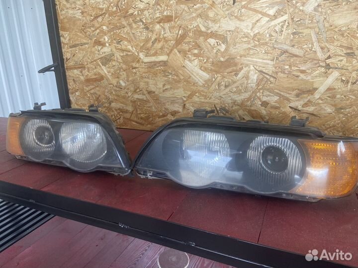 Фара левая и правая bmw x5 e53