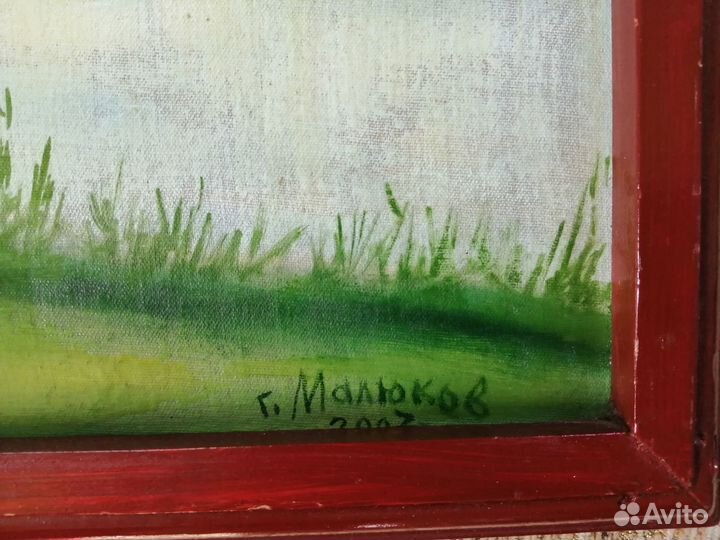 Картина маслом на холсте пейзаж