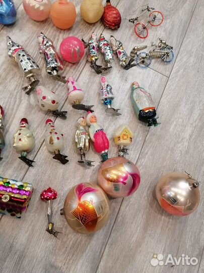 Елочные игрушки СССР советские