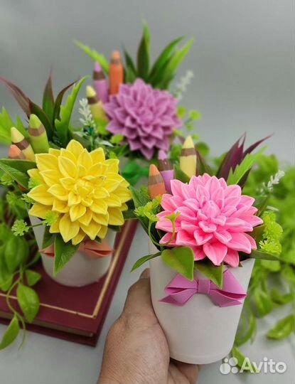 Букет из мыла ручной работы. Мыльные цветы