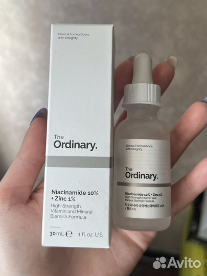 Сыворотка The Ordinary Niacinamide 10% + Zinc 1%
