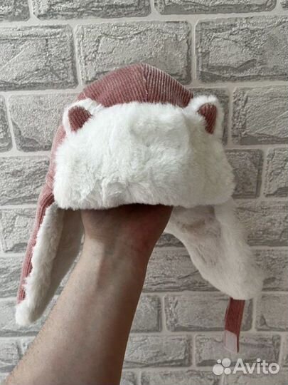 Шапка ушанка для девочки 50