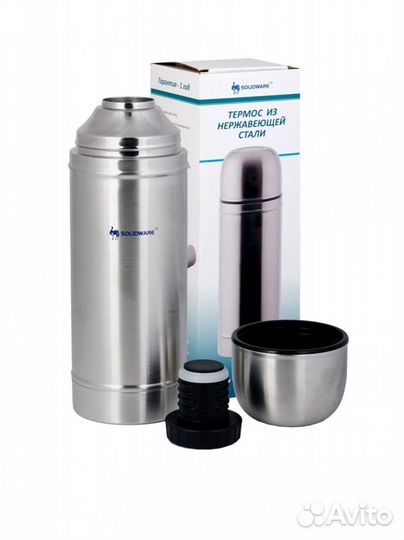 Термос для хранения горячих и холодных напитков