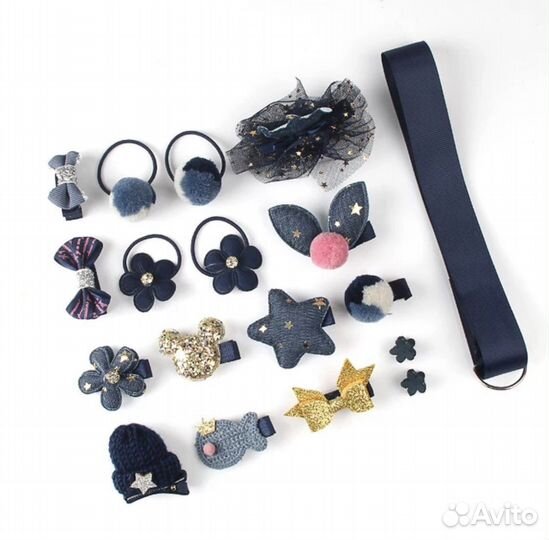 Резинки заколки разные наборы