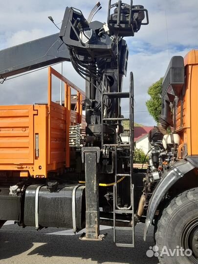 Аренда и услуги манипулятора-вездехода, стрела 6.5 т, 20 м, борт 10 т, 6.2 м