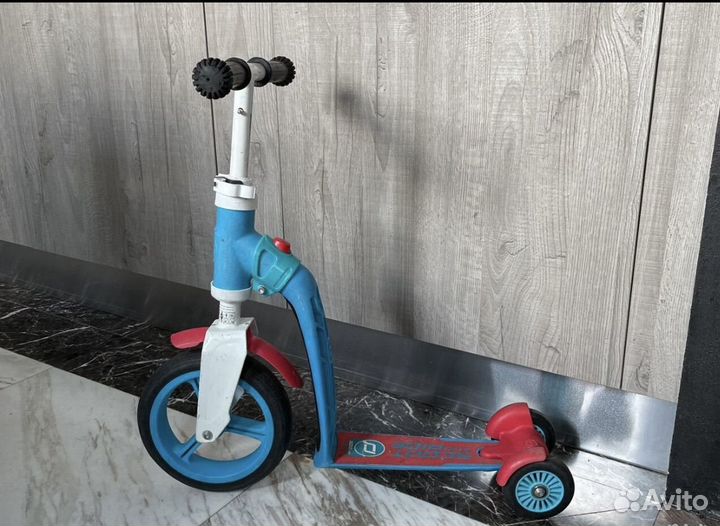 Трехколесный самокат беговел 2 в 1 scoot and ride