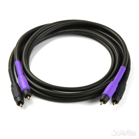Кабель межблочный аналоговый RCA Cold Ray 0,5м