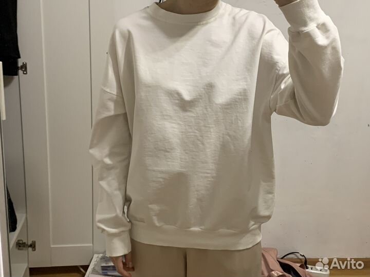 Свитшот женский белый xs