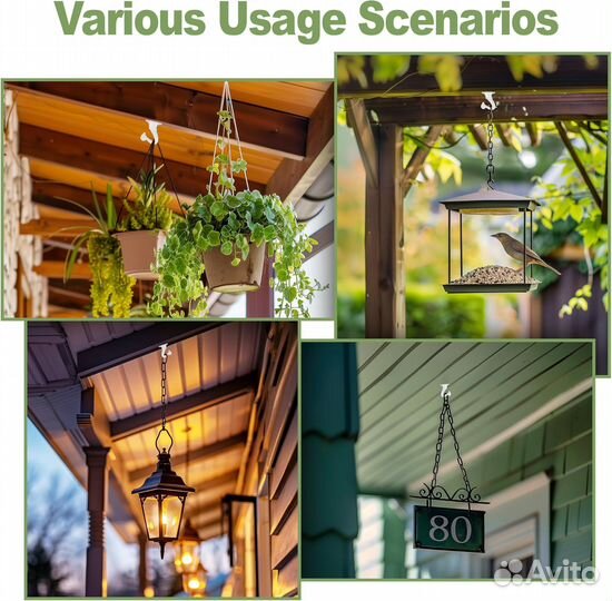 Крючки для подвесных растений с винтовым крепление