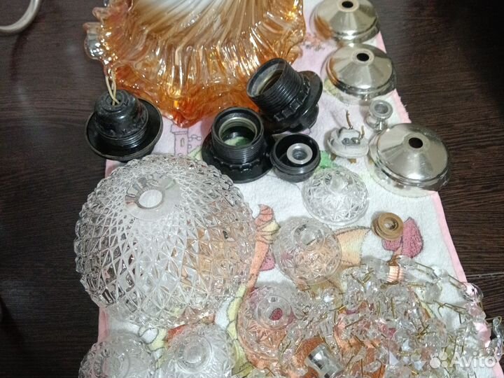 Запчасти для хрустальной люстры СССР