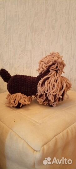 Йоркширский терьер вязанный
