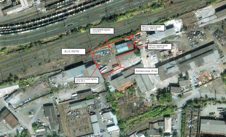 База с производственно-складскими, в центре