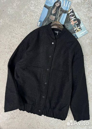 Бомбер женский оверсайз