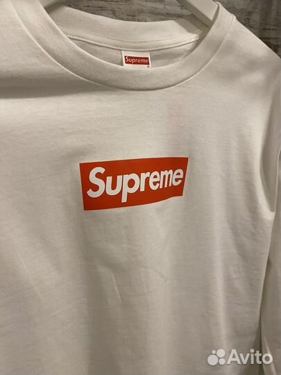 Лонгслив Supreme Box logo