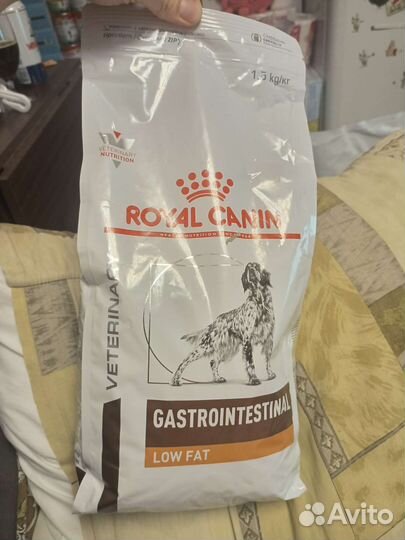 Royal canin gastrointestinal low fat 1.5кг