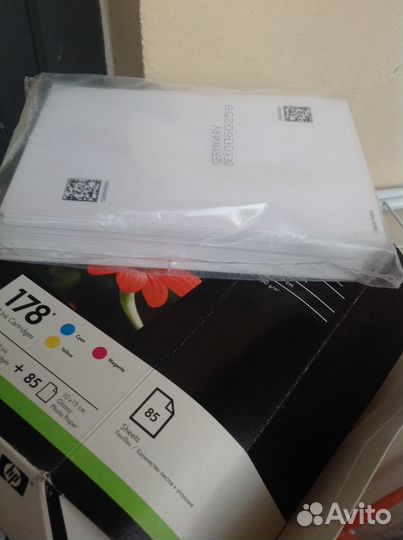 Нewlett Packard новая фотобумага упаковка