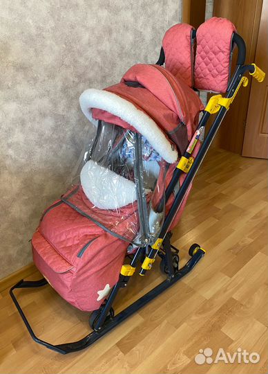 Детские санки коляска Ника
