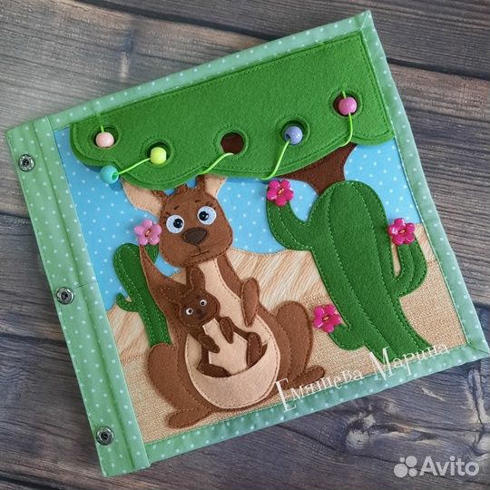 Книга игрушка из фетра