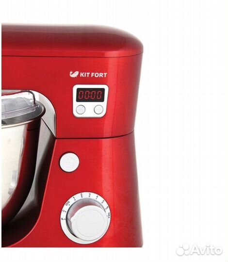 Миксер планетарный Kitfort KT-1308 красный Новый
