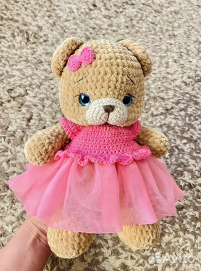 Вязанные игрушки,мягкие игрушки, плюшевый мишка