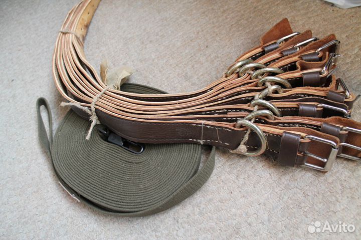 Ошейники упряжки кожа новые